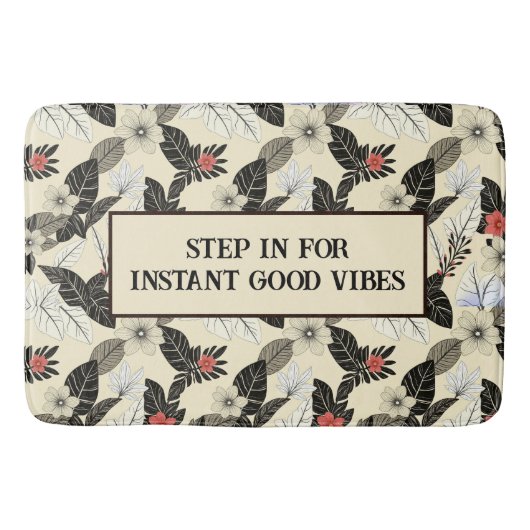 Tapis De Bain Mat de bain tropical (Devant)