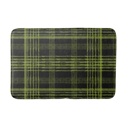 Tapis De Bain Mat de bain vert et noir (Devant)