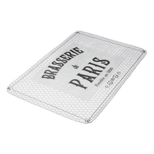 Tapis De Bain Mat de cuisine de Paris (Angle)
