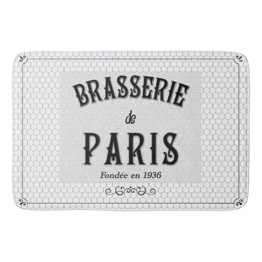 Tapis De Bain Mat de cuisine de Paris (Devant)