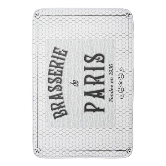 Tapis De Bain Mat de cuisine de Paris (devant Vertical)