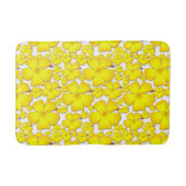 Tapis De Bain Mat de la salle de bains de l'Hibiscus jaune (Devant)