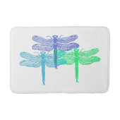 Tapis De Bain Mat en mousse de dragonfly Blues (Devant)