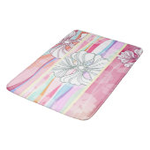 Tapis De Bain Mat/Fleurs de bain (Angle)