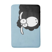 Tapis De Bain Mat noir de bain de mouton (Devant (Vertical))