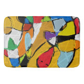 Tapis De Bain Matelas Abstrait jaune (Devant)