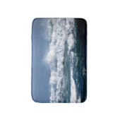 Tapis De Bain matelas bleu à thème d'eau (Devant (Vertical))