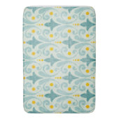 Tapis De Bain Matelas bleu et jaune (devant Vertical)
