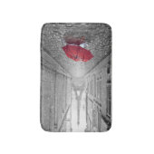 Tapis De Bain Matelas de bain avec tour Eiffel et parapluie roug (Devant (Vertical))