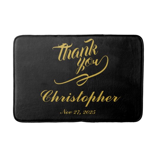 Tapis De Bain Matelas de bain en Merci chaud pour les jours spéc (Devant)