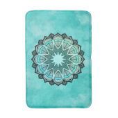 Tapis De Bain Matelas de bain turquoise Mandala (Devant (Vertical))