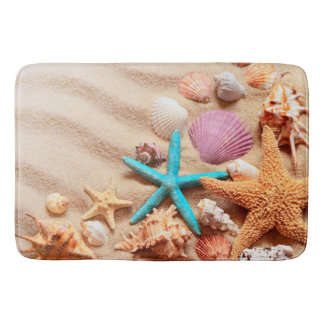 Tapis De Bain Matelas de plage de sable de coquillages