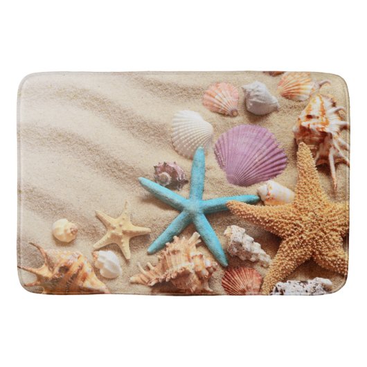 Tapis De Bain Matelas de plage de sable de coquillages (Devant)
