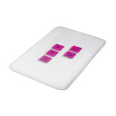 Tapis De Bain Matelas en mosaïque rose - Jouant et confortable (Angle)