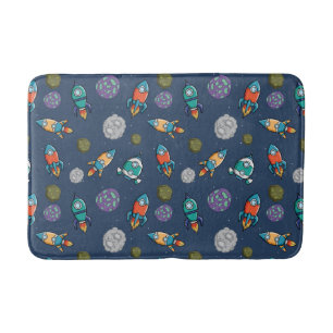 Tapis De Bain Matelas Motif de vaisseau spatial