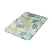 Tapis De Bain Matelas Motif feuille (Angle)