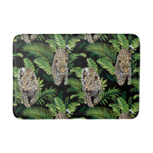 Tapis De Bain Matelas Motif Leopards