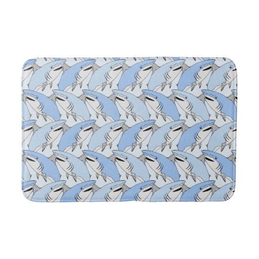 Tapis De Bain Matelas Motif requins (Devant)