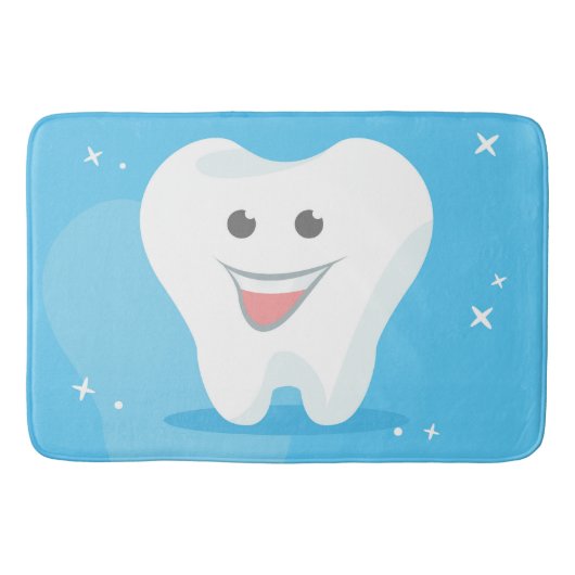 Tapis De Bain Matelas pour dents souriantes pour dentistes (Devant)