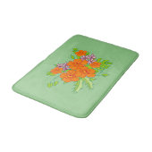 Tapis De Bain Matelas vert d'arôme avec fleur d'oranger (Angle)