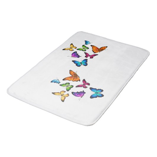 Tapis De Bain Math de bain unique "papillon" (Angle)