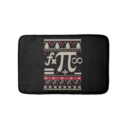 Tapis De Bain Math Noël laid (Devant)