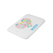 Tapis De Bain Mathe cardiaque (Angle)