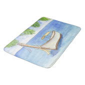 Tapis De Bain Matin à Bali Aquarelle (Angle)