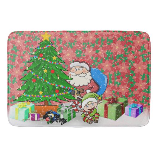 Tapis De Bain Matin Noël (Devant)