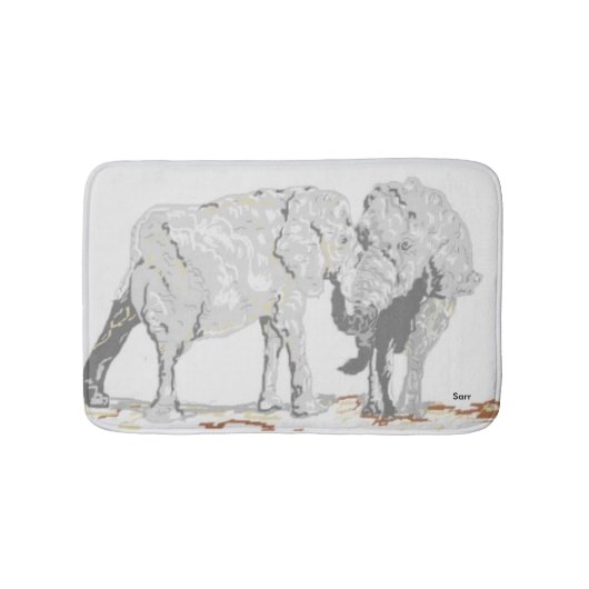 Tapis De Bain Mats de bain / Eléphants (Devant)