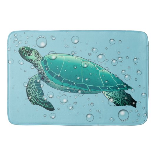 Tapis De Bain Matt de bain de tortue de mer (Devant)