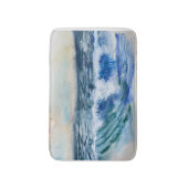 Tapis De Bain Matt de bain des vagues océaniques (Devant (Vertical))
