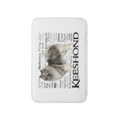 Tapis De Bain Matt de bain Keeshond Traits (Devant (Vertical))