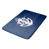 Tapis De Bain Matt de bain nautique : Bleu (Angle)