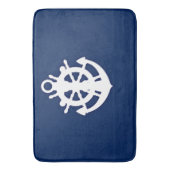 Tapis De Bain Matt de bain nautique : Bleu (devant Vertical)