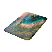 Tapis De Bain Maui Tropical Hawaiian Island (Angle)