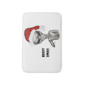 Tapis De Bain Mauvais Alien, Lourds Noël ! (Devant (Vertical))