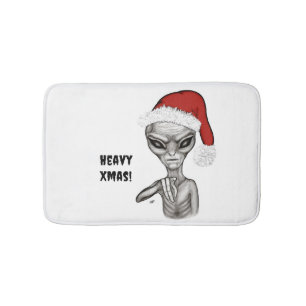 Tapis De Bain Mauvais Alien, Lourds Noël !