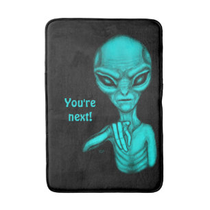 Tapis De Bain Mauvais Alien, Tu es le prochain !