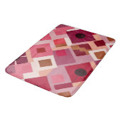 Tapis De Bain Mauve rose rouge (Angle)