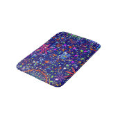 Tapis De Bain Maximalisme Abstrait : Grande Roue la Nuit (Angle)