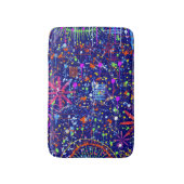 Tapis De Bain Maximalisme Abstrait : Grande Roue la Nuit (Devant (Vertical))
