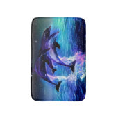Tapis De Bain Méditation de l'Imaginaire dauphin ou (Devant (Vertical))