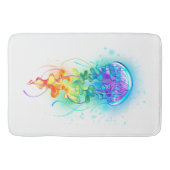 Tapis De Bain Méduse arc-en-ciel (Devant)