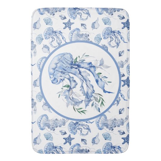 Tapis De Bain Méduses Sur La Rive (devant Vertical)