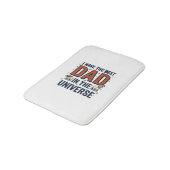 Tapis De Bain Meilleur papa de l'univers conception vectorielle (Angle)