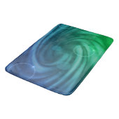 Tapis De Bain Mélange De Couleurs Bleu Et Vert Doux Vortex (Angle)