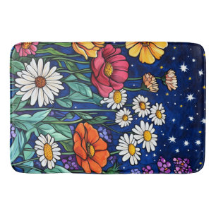 Tapis De Bain Mélange de fleurs