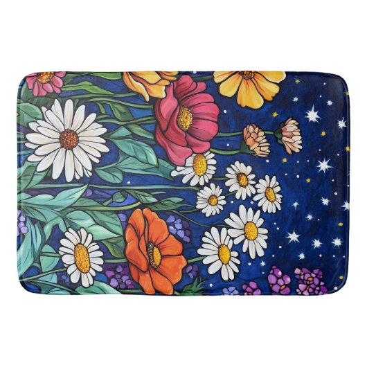 Tapis De Bain Mélange de fleurs (Devant)