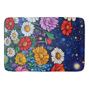 Tapis De Bain Mélange de fleurs